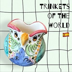 Vintage Ceramic Owl Toothpick Holder